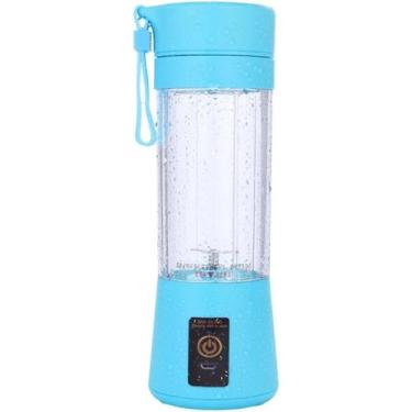 Imagem de Mini Liquidificador Garrafa Portátil Mixer Juice Para Shake USB Recarr