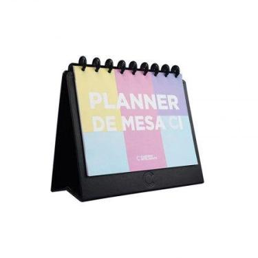 Imagem de Planner de mesa médio My Frame Black com 13 folhas CIMM3003 - Caderno 