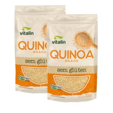 Imagem de Kit 2 Quinoa Grãos 200g Orgânico Vitalin