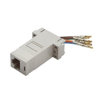 Imagem de Conector DB9M para Jack 8p8c