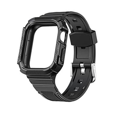 Imagem de Pulseira Personalize Watch Armadura compatível com Apple Watch 41mm Series 7 (Preto)