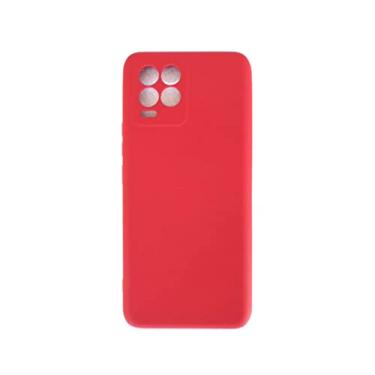 Imagem de Capa Capinha Case com Veludo e Proteção Câmera Compatível Realme 8 Pro Tela 6.5 Vermelho