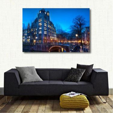 Imagem de Quadro Decorativa Cidade Amsterdã Paisagem - 1