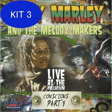Imagem de Kit 3 Cd  Ziggy Marley And The Melody Makers Conscious Party - Usa Rec