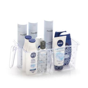 Imagem de Cesto Organizador Com Alça Cristal Grande