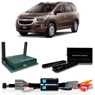 Imagem de Desbloqueio De Multimídia com TV Digital 1Seg e Espelhamento GM Spin 2018 a 2019