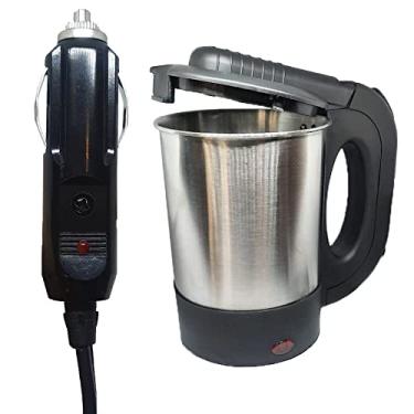 Imagem de Chaleira Elétrica Portátil 12v Chá Café Inox 500 ml Carro Caminhão