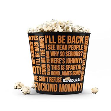 Imagem de Balde de Pipoca 3,5 litros CINEMA COM RAPADURA - Frases Laranja