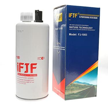 Imagem de Filtro separador de combustível/água iFJF FS1003 para peças diesel 3406889 Manutenção do motor Spin-On 4070801 P564872 33604 PS8687 LFF1003