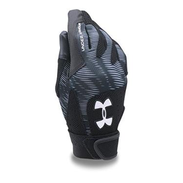 Imagem de Under Armour Luvas femininas Radar III Softball Batting Gloves, Preto (002), GG
