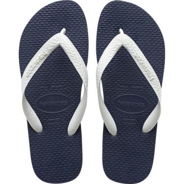 Imagem de Chinelo Havaianas Masculino Color Mix 41/2 Marinho/Branco