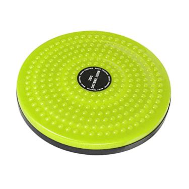 Imagem de Newmind Tábua de exercícios esportiva, prancha de exercícios aeróbico e cardiovascular, massagem nos pés e rotativa sem plataforma, exercício de cintura fitness - verde