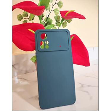 Imagem de Capa Case Capinha Anti Impacto Aveludada+ Pelicula De Vidro Temperado 9d Xiaomi Poco X4 Pro 5g (VERDE PETROLEO)