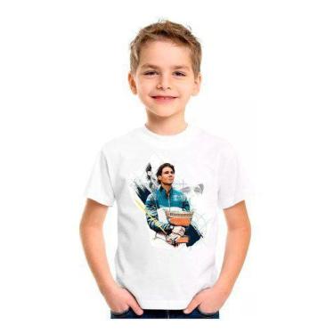 Imagem de Camiseta Rafael Nadal Tennis Camisa Adulto Infantil - Vetor Camisaria