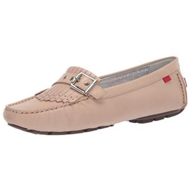 Imagem de MARC JOSEPH NEW YORK Mocassim feminino de couro South Street Kilt estilo dirigir, Blush Nappa, 10