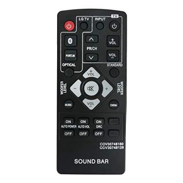 Imagem de COV30748128 Substituição de controle remoto Sub COV30748160 Trabalho remoto com LG SoundBar S24A1-W S24A1W NB2540 NB2540A