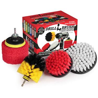 Imagem de Suprimentos de limpeza – Acessórios de banheiro – Escova de perfuração – Escova de limpeza – Limpador de chuveiro – Tapete de banheiro – Azulejo – Banheira – Pia – Porta de chuveiro – Limpador de argamassa – Acessórios de cozinha – Ar livre – Escova de esfregão