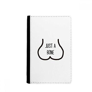 Imagem de Just Bone Suporte de passaporte de desenho engraçado Notecase Burse carteira capa porta-cartão, Multicolor