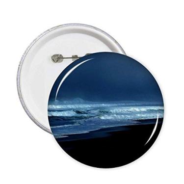 Imagem de Céu do oceano água praia ciência natureza imagem alfinetes emblema botão decoração acessório 5 peças