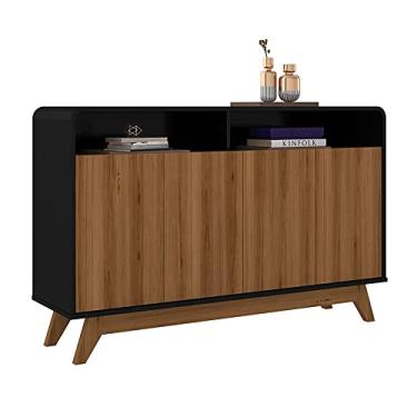 Imagem de Buffet Aparador 4 Portas Vicenzo MDP Nature/OffWhite G21 - Gran Belo