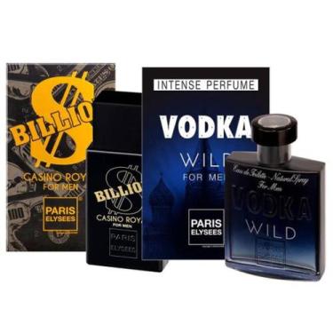 Imagem de Perfume Billion Casino + Vodka Wild - Paris Elysees 100ml