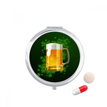 Imagem de Porta-comprimidos, caixa de armazenamento de remédios da Beer Ireland St. Patrick's Day