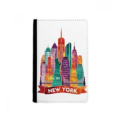 Imagem de USA America Beautiful Castle Architecture Porta-passaporte Notecase Burse Carteira Porta-cartão