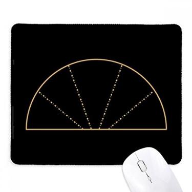 Imagem de Mousepad com símbolo geométrico da Sector Totem, tapete de borracha para jogos