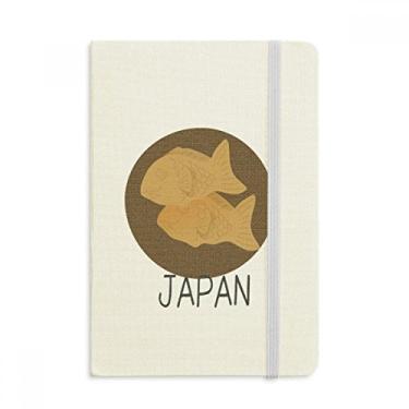Imagem de Caderno de peixe tradicional japonês local com capa dura em tecido oficial