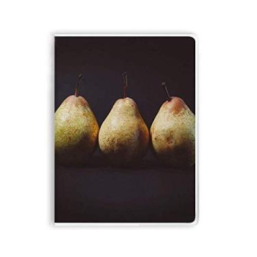 Imagem de Diário de capa macia com estampa de frutas temperadas Fresh Pear