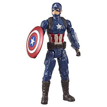 Imagem de Boneco Marvel Avengers Titan Hero 2.0 Capitão América - Figura de 30 centímetros - E3919 - Hasbro