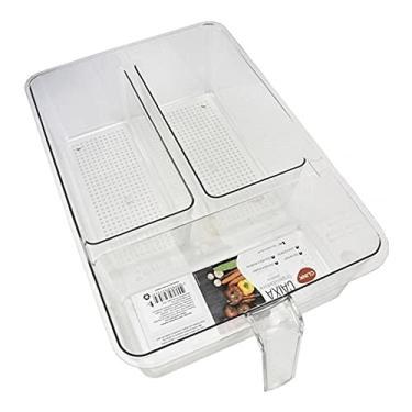 Imagem de CESTO ORGANIZADOR GELADEIRA PLASTICO 32X20,5X9CM IMPORTADO