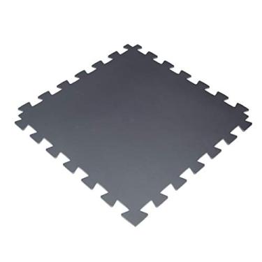 Imagem de Tatame Tapete EVA Loja da Maria 100x100x1cm 10mm Cinza Escuro