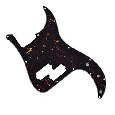 Imagem de KAISH 13 furos Precision Bass Pickguard PB P Bass Scratch Plate serve nos EUA/Mexican Fender Precision Bass Dark Tartaruga
