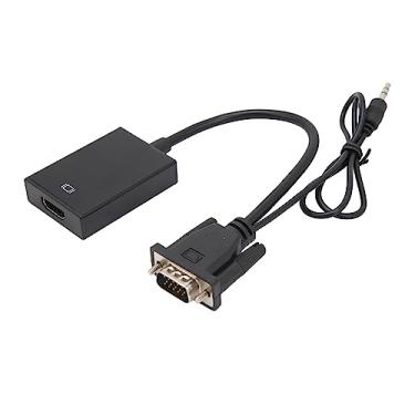 Imagem de Adaptador HDMI para VGA, Conversor de Cabo HDMI para VGA 1080P, para Computador de Mesa, Laptop, Monitor de PC, Projetor, Monitor HDTV