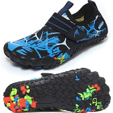 Imagem de Quickshark Sapatos aquáticos infantis meninos meninas meias aquáticas leves de secagem rápida sem cadarço tênis para praia piscina natação (bebê/criança pequena/criança grande), 6