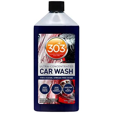 Imagem de 303 Products Lavagem de carro com luva de lavagem com perfume de chiclete, 532 ml (30577), azul
