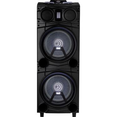 Imagem de Torre de Som Black Bass Gradiente Bluetooth 2x Woofers 12" – 1800w RMS GDB12M