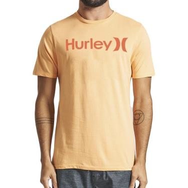 Imagem de Camiseta Hurley O&O Solid SM24 Masculina Laranja