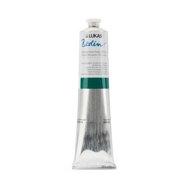 Imagem de LUKAS Berlin Premium Tinta a óleo misturável com água, 200 ml, Chromoxide Green Fiery (Phthalo)