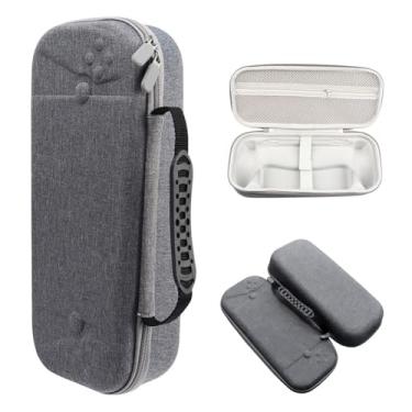 Imagem de Capa rígida EVA compatível com portal PS5, capa protetora de viagem anti-queda com bolso de malha à prova de choque à prova d'água anti-arranhões para portal (apenas capa cinza)/926