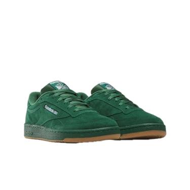 Imagem de Reebok Tênis masculino Club C, Verde escuro/calçado branco/Reebok Lee 3, 11.5 Women/10 Men