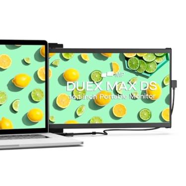 Imagem de Extensor de tela para laptop Mobile Pixels Duex Max DS 14,1 polegadas FHD 1080p, portas USB tipo C/HDMI, monitor portátil para laptops de 14 a 17 polegadas, compatível com