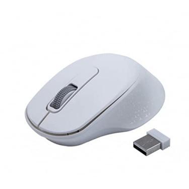 Imagem de C3Tech Mouse M-BT200WH Branco Wireless 2.4GHZ e Bluetooth Ergonomico MacOS, Chrome OS, Windows