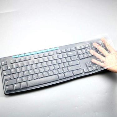 Imagem de Capa ultrafina de silicone para teclado Logitech MK295 MK275 K200 MK200 K260 MK260 K270 MK270 (transparente)