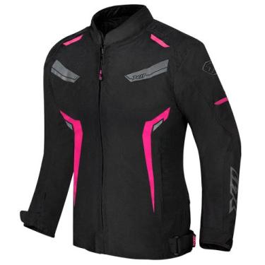 Imagem de Jaqueta X11 Feminina One Sport Impermeável Motociclista, Gg, Rosa