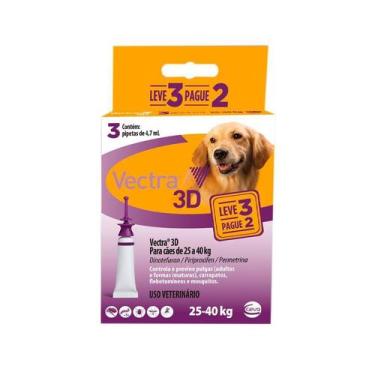 Imagem de Antipulgas Vectra 3D Promo para Cães 25 a 40kg - Ceva