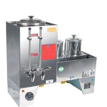 Imagem de Cafeteira Elétrica Conjugada Deluxe 3 Litros Com Esterilizador Acoplad