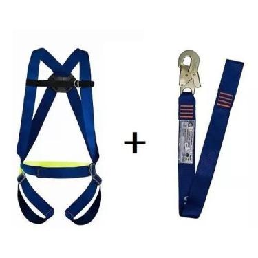 Imagem de Cinto 1 Ponto E Talabarte Sling Simples Altura Segurança Epi - Life, A