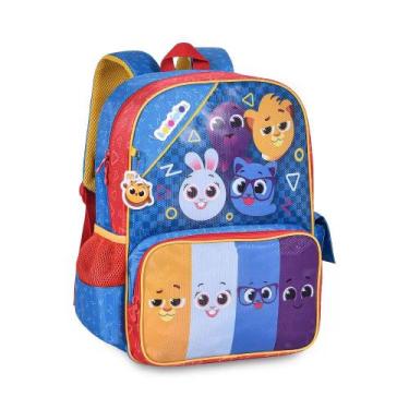 Imagem de Mochila Infantil Turma Bolofofos de Costas Passeio Escolar - Clio Styl
